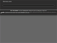 Tablet Screenshot of darosa.com